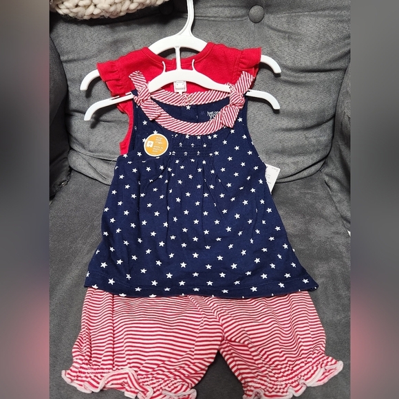 Carter's Other - Carter's Starry Dress and Striped Bloomers